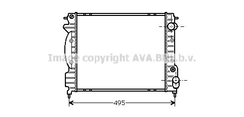 AVA QUALITY COOLING Radiaator,mootorijahutus RT2130